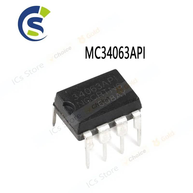 10PCS MC34063API DIP8 MC34063AP1 DIP MC34063 34063API new and original