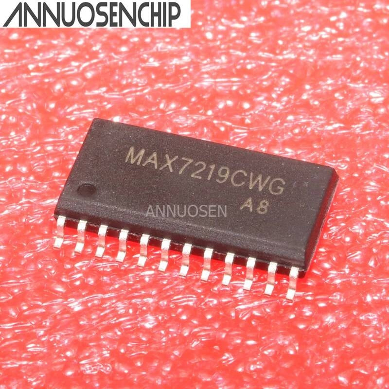 10PCS MAX7219CWG MAX7219 MAX7219EWG SOP24 NEW