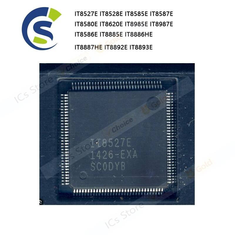 1pcs IT8527E IT8528E IT8585E IT8587E IT8580E IT8620E IT8985E IT8987E IT8586E IT8885E IT8886HE IT8887HE IT8892E IT8893E QFP-128