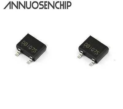 100pcs DB107S SMD-4 RECTIFIER BRIDGE 1A 1000V DBS NEW GOOD QUALITY DB107