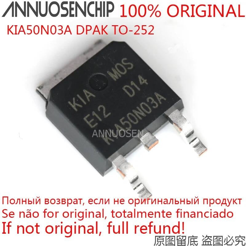 50PCS KIA50N03A KIA50N03AD KIA50N03BD KIA50N03 NCE3080K 3080K TIC8803A KIA50N06BD TO-252 DAPK Free Shipping in Stock MOSFET