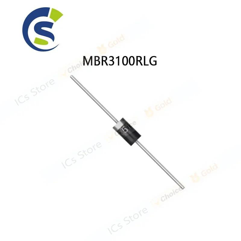 50pcs new and original MBR3100 DO-201AD MBR3100RLG