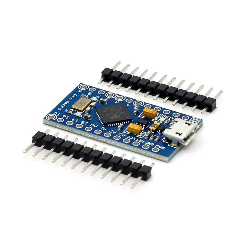 New Pro Micro for arduino Module with 2 row pin header For Leonardo in stock . best quality ATmega32U4 5V/16MHz