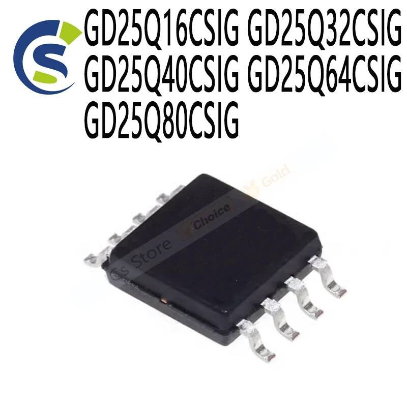 10piece 25Q16CSIG 25Q32CSIG 25Q40CSIG 25Q64CSIG 25Q80CSIG SOP-8 GD25Q16CSIG GD25Q32CSIG GD25Q40CSIG GD25Q64CSIG GD25Q80CSIG
