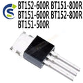 10PCS TO-220 BT152-600 TO220 BT152 BT152-800 BT151-800 BT151-600 BT151 BT152-600R BT151-800R BT151-600R BT152-800R BT151-500R