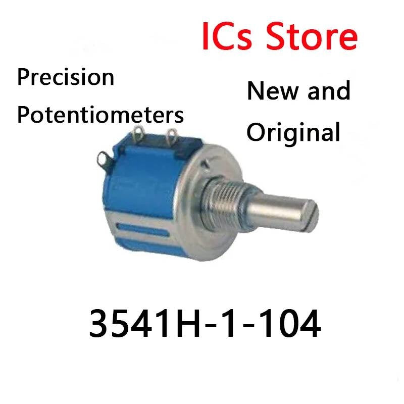 2PCS Rotary Potentiometer Hybritron 100 kOhm 10Turn Linear 2 W, ± 10% 3541H-1-104