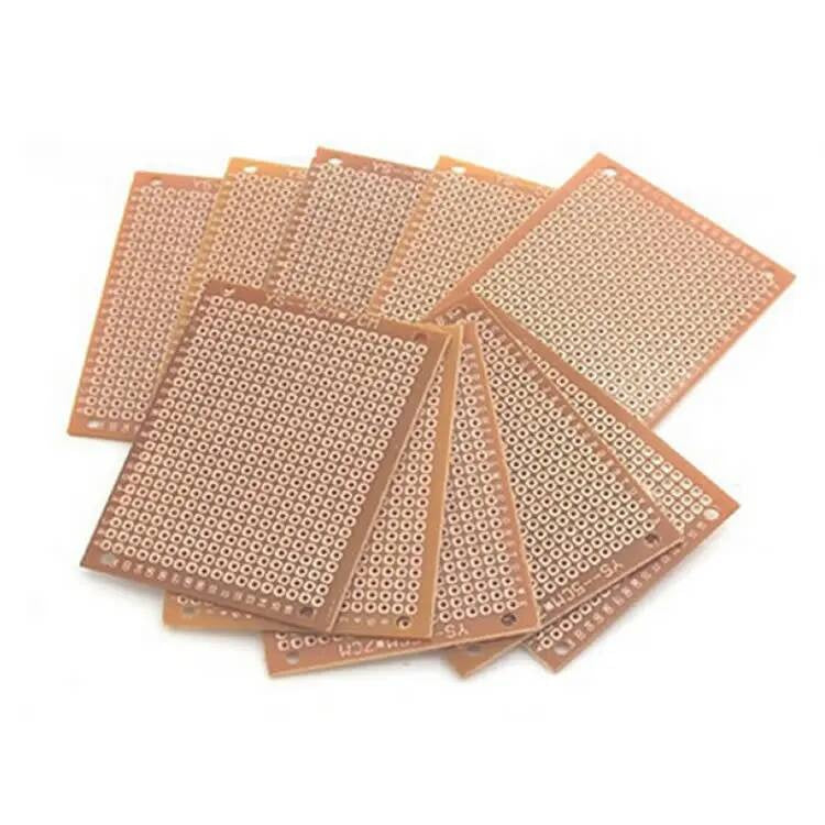 10Pcs new Prototype Paper Copper PCB Universal Experiment Matrix Circuit Board 5x7cm