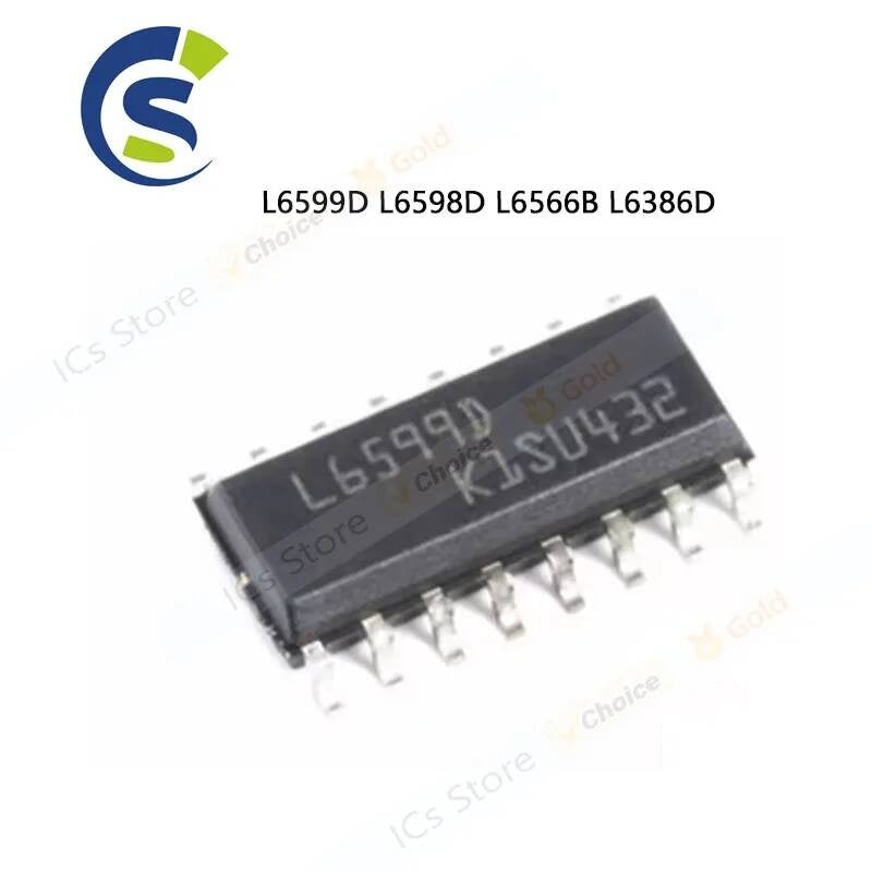 10PCS SOP L6599DTR L6599 SMD L6599AD L6598 L6566 L6566BTR L6386 L6386ED L6386AD SOP-16 L6599D L6598D L6566B L6386D