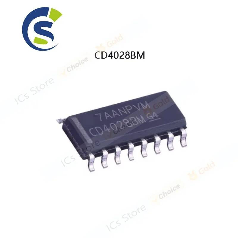 10PCS New And Original SMD CD4028 SOP CD4028BM96 SOP-16 CD4028BM