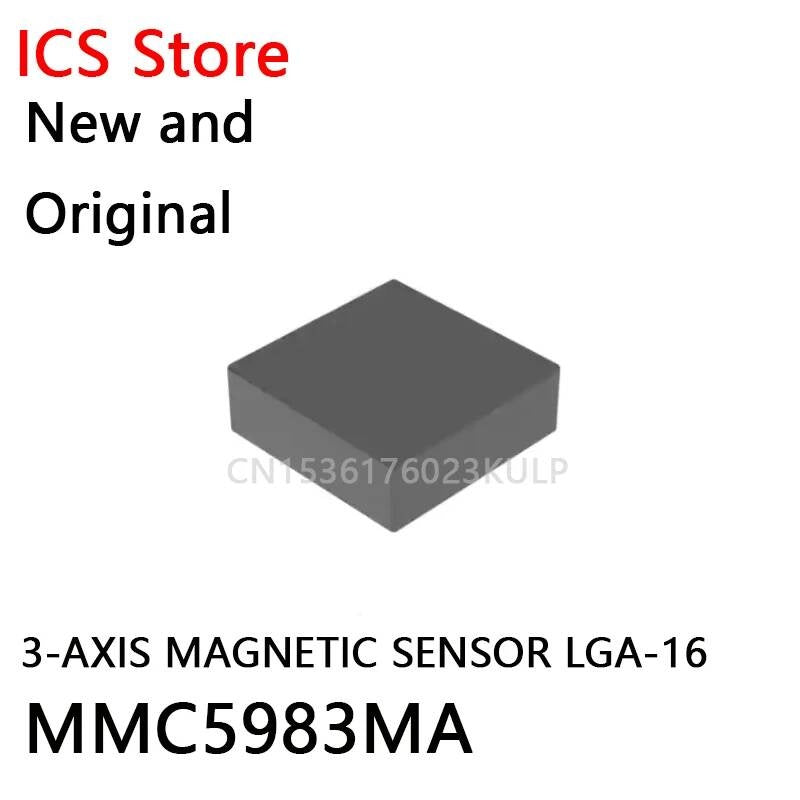 2-5-10PCS New and Original 3-AXIS MAGNETIC SENSOR LGA-16 5983 MMC5983MA