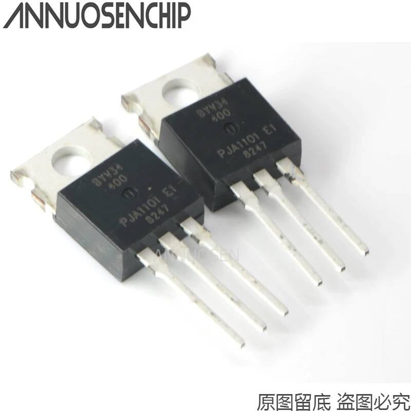 10PCS 50PCS 100PCS BYV34-400 BYV34 400 BYV34400 TO-220 100% new original and in stock free shipping