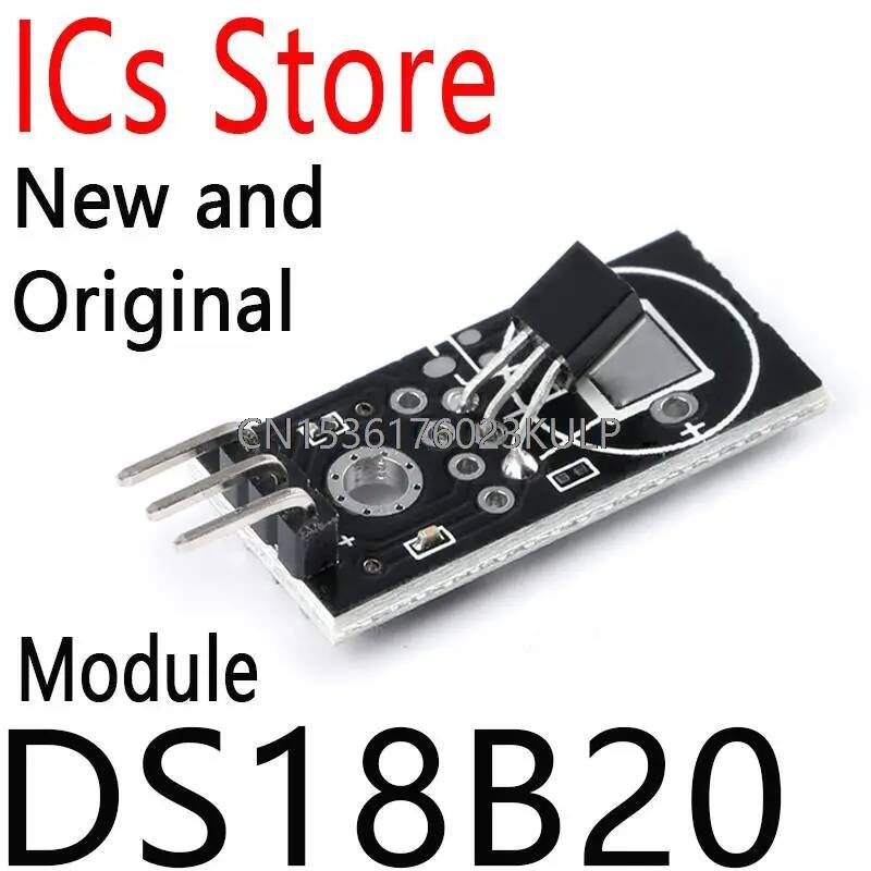2PCS Temperature Detection Sensor Module Board for Arduino DC 5V 18B20 Digital Signal Output DS18B20