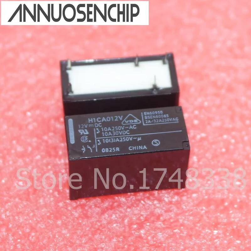 FTR-H1CA012V POWER RELAY 1 POLE-10 A LOW PROFILE TYPE Opening and closing 12V/10A / 5 pins relay H1CA012V