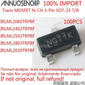 100PCS IRLML2060TRPBF IRLML2402TRPBF IRLML2502TRPBF IRLML2803TRPBF IRLML2030TRPBF IRLML2060 IRLML2402 IRLML2502 IRLML2803 SOT-23
