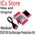 1Set DSO138 2.4" TFT Digital Assembled SMD Soldered Oscilloscope Parts 1Msps With Matching Wire