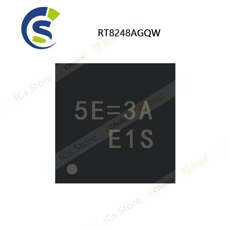 5PCS 100% New RT8248AGQW RT8248A For Code : 5E=.. QFN-20 Chipset