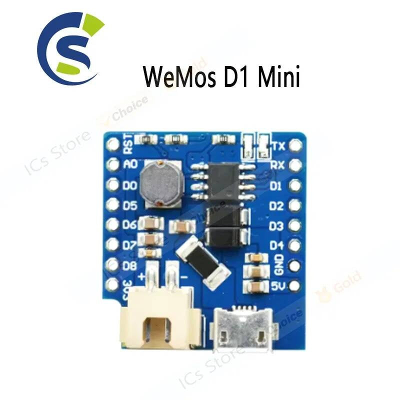 Shield Lithium Battery Charging Boost With LED Light Module Micro USB Interface For WeMos D1 Mini