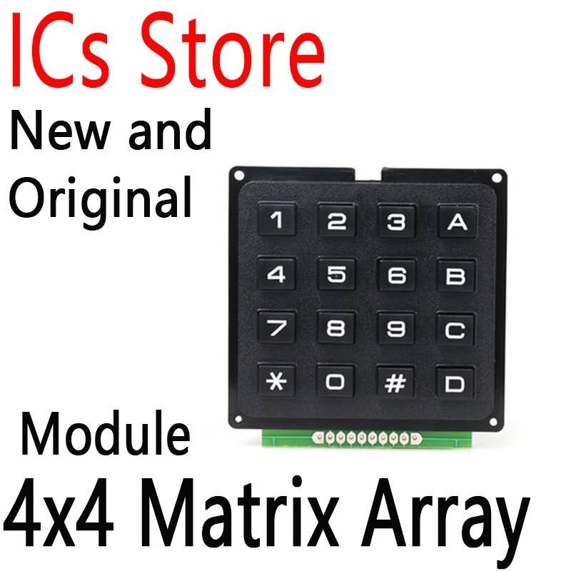 16KEY klawiszy 4*4 przełącznik klawiatura Moduł Klawiatury Dla Arduino 4x4 Matrix Array