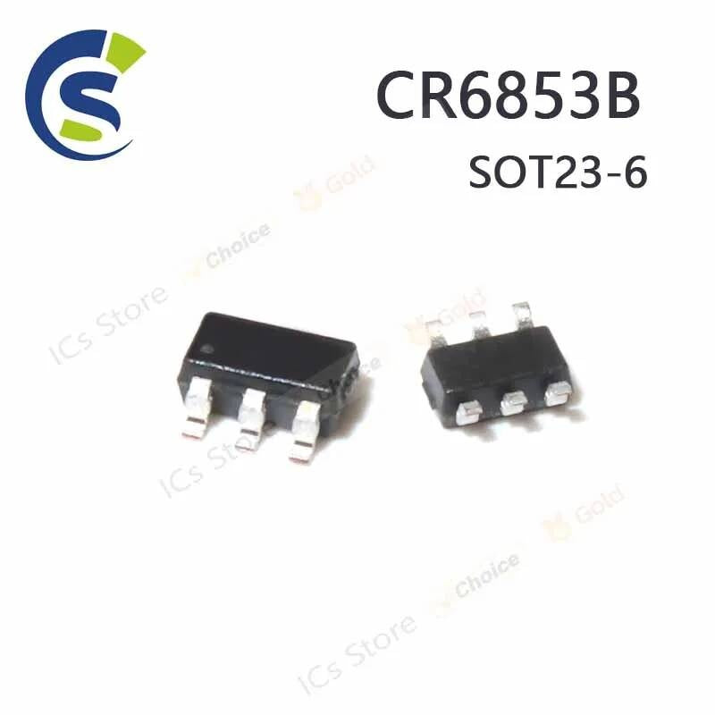 10-50PCS 100% New CR6853 6853 CR6853B 68... SOT23-6