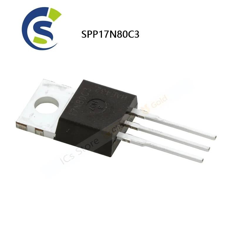 5PCS TO-220 SPP17N80 17N80 SPP17N80C3
