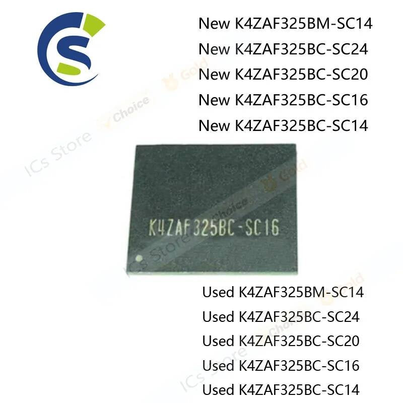 1PCS 100% New K4ZAF325BM-SC14 K4ZAF325BC-SC24 K4ZAF325BC-SC20 K4ZAF325BC-SC16 K4ZAF325BC-SC14 K4ZAF325BC BGA Chipset