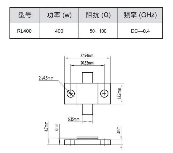 Radio Frequency 2PCS RL400-100 RFP 400-100R RFP400-100R 400W 100R 100ohm ( RF ) Resistance Free Shipping in Stock ANNUOSENCHIP