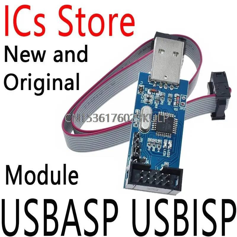 1PCS New And Original Programator Avr ISP USB ATMEGA8 ATMEGA128 Wsparcie Win7 64 USBASP USBISP
