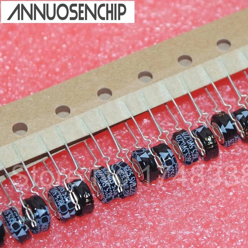 5.5V 10pcs 5.5v farad CAP 0.22F super double layer capacitor H type supercapacitor