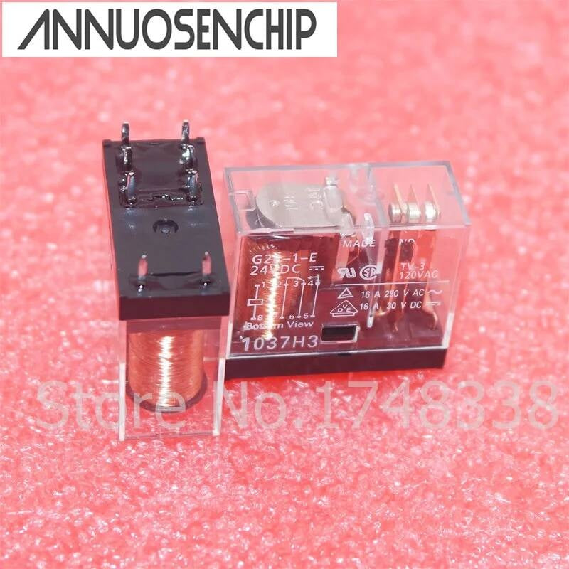 G2R-1-E-DC24V original G2R-1-E-24VDC 16A 8 feet 24v 8pin relay G2R-1-E-24V 24V G2R-1-E