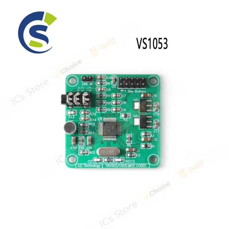 MP3 Module Development Board w/ On-Board Function SPI Interface OGG Encoding Recording Control Signal Filter VS1053
