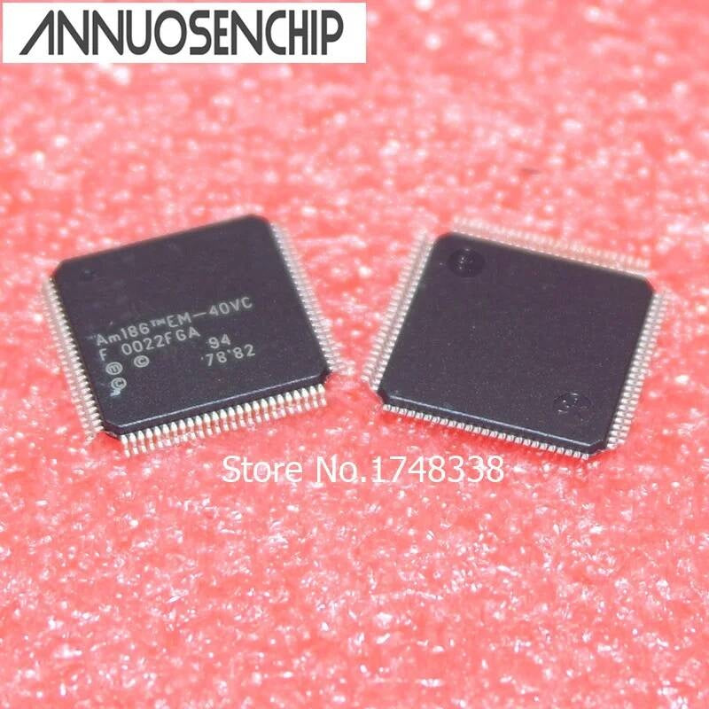 5PCS AM186EM-40VC AM186EM AM186 QFP-100 new original free shipping