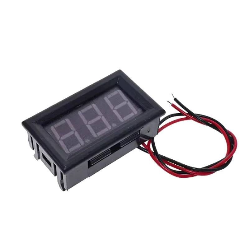 AC 70-500V Meter Volt Instrument Tool 2 Wires Red Green Blue Display 110V 220V DIY 0.56 Inch 0.56" LED Digital Voltmeter Voltage