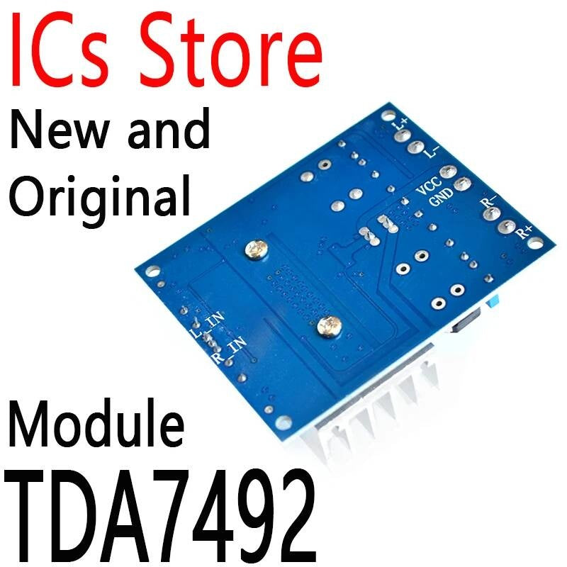 TDA7492 D Class High Power 2x50W AMP Board Digital Amplifier Board+Radiator