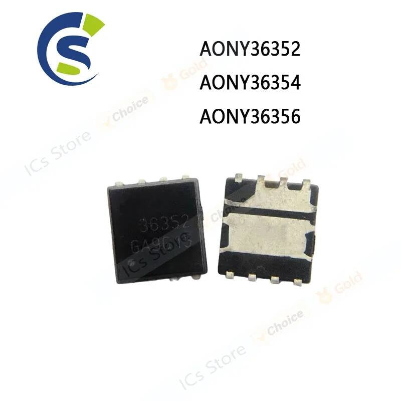 5PCS New and Original AON36352 AON36354 AO36352 AO36354 36352 36354 AON36356 AO36356 36356 QFN-8 AONY36352 AONY36354 AONY36356