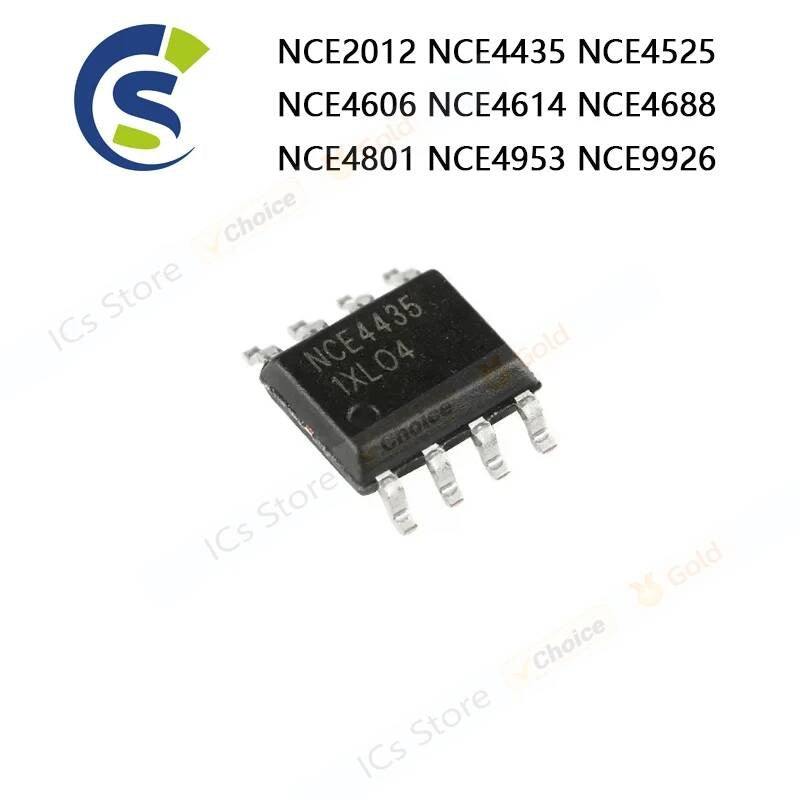 10PCS 100% New NCE2012 NCE4435 NCE4525 NCE4606 NCE4614 NCE4688 NCE4801 NCE4953 NCE9926 SOP-8 Chipset