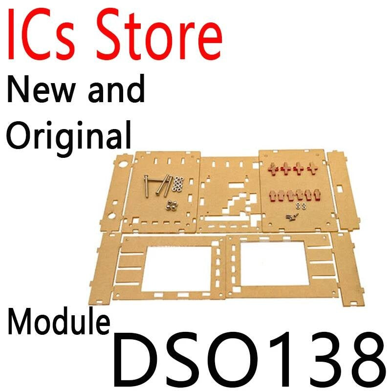 New Clear Acrylic Box Shell For 2.4" TFT Digital Oscilloscope Kit DIY Case Making Electronic Diagnostic Tool DSO138