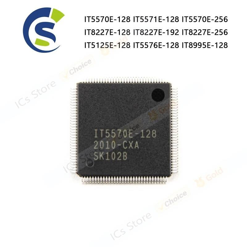 1PCS 100% New IT5570E-128 IT5571E-128 IT5570E-256 IT8227E-128 IT8227E-192 IT8227E-256 IT5125E-128 IT5576E-128 IT8995E-128 QFP