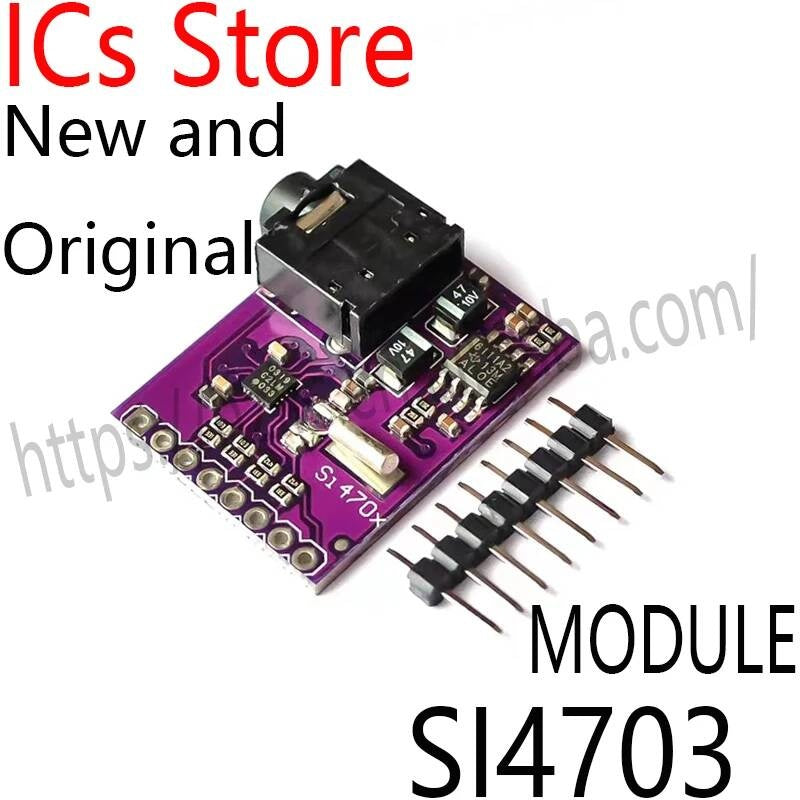 Breakout Board Si4703 FM RDS Tuner For AVR ARM PIC for Arduino Compatible HOT