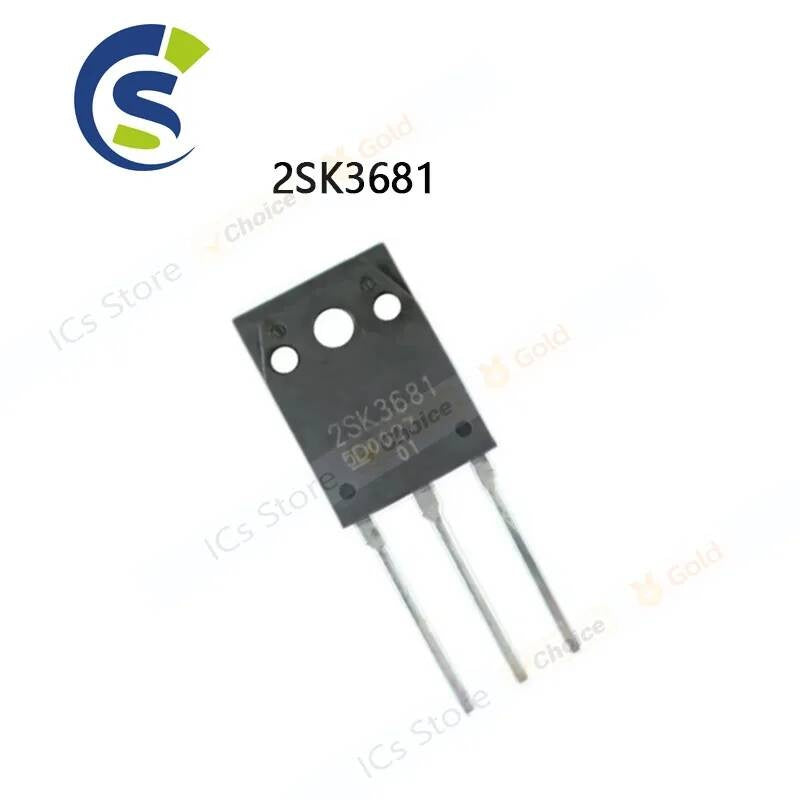 10PCS NEW N-CHANNEL SILICON POWER MOSFET K3681 TO-3P 2SK3681