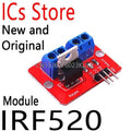 2PCS Top Button Mosfet Driver Module For Arduino MCU ARM Raspberry Pi 3.3v-5V Power MOS PWM Dimming LED IRF520