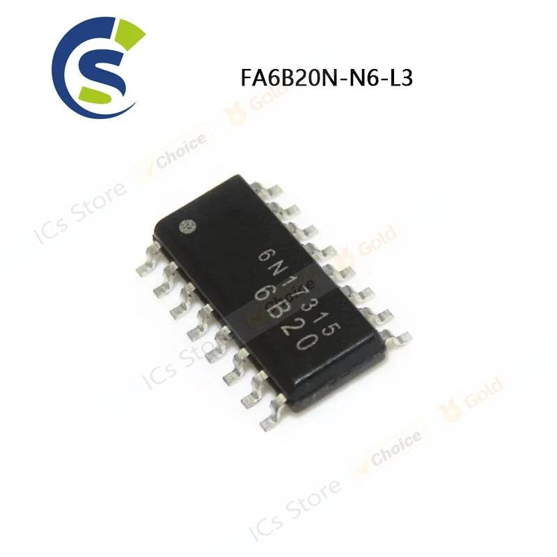 10PCS 100% New FA6B20N-N6-L3 FA6B20N FA6B20 6B20 SOP-16 Chipset