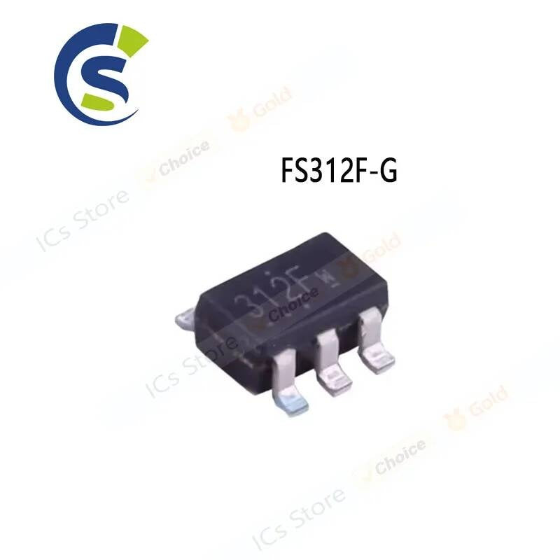 10PCS New and Original 312F SOT23-6 FS312 One Cell Lithium-ion/Polymer Battery Protection IC FS312F-G