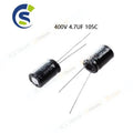 20pcs 400V 4.7UF 105C LOW ESR electrolytic CAP high frequency CAP: 4.7uf 400v volume: 8*12mm