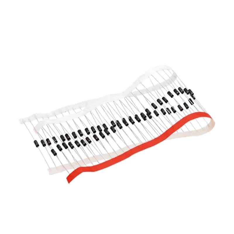 100Pcs Rectifier Diodes 1A DO-41 50V 100V 200V 400V 1000V in4007 1N4001 1N4002 1N4004 1N4007
