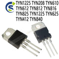 10PCS/Lot TO-220 TYN1225RG TYN612RG TYN610RG TYN208 TYN610 TYN612 TYN812 TYN816 TYN825 TYN1225 TYN625 TYN412 TYN840