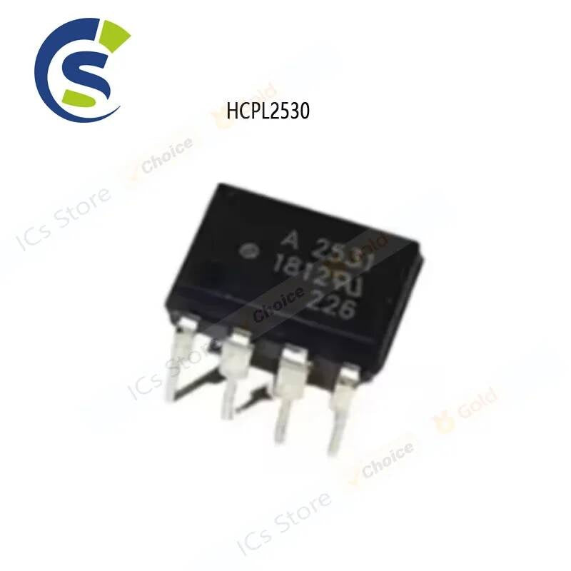 10PCS NEW A2530 A 2530 OPTOCOUPLER TRANS-OUT 2CH DIP-8 HCPL2530