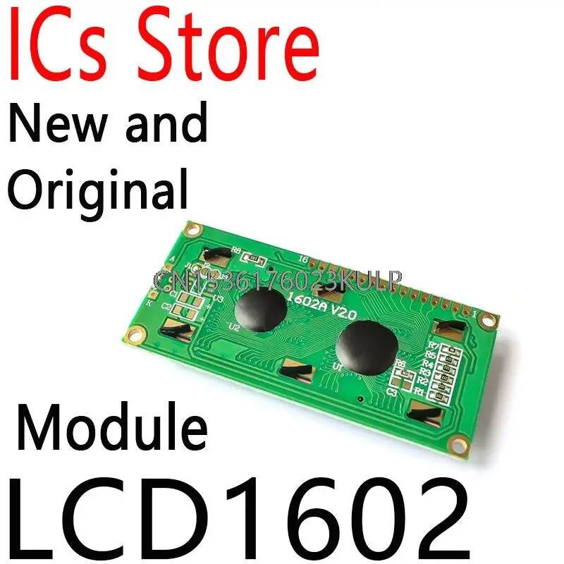 1602 Screen 16x2 Character LCD Display Module HD44780 Controller Blue Blacklight LCD1602