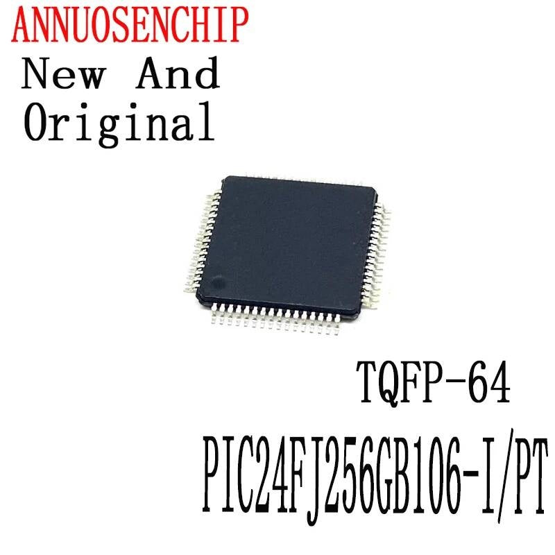 1PCS New And Original PIC24FJ256GB106 TQFP-64 MCU układ pamięci Flash oryginalny PIC24FJ256GB106-I/PT