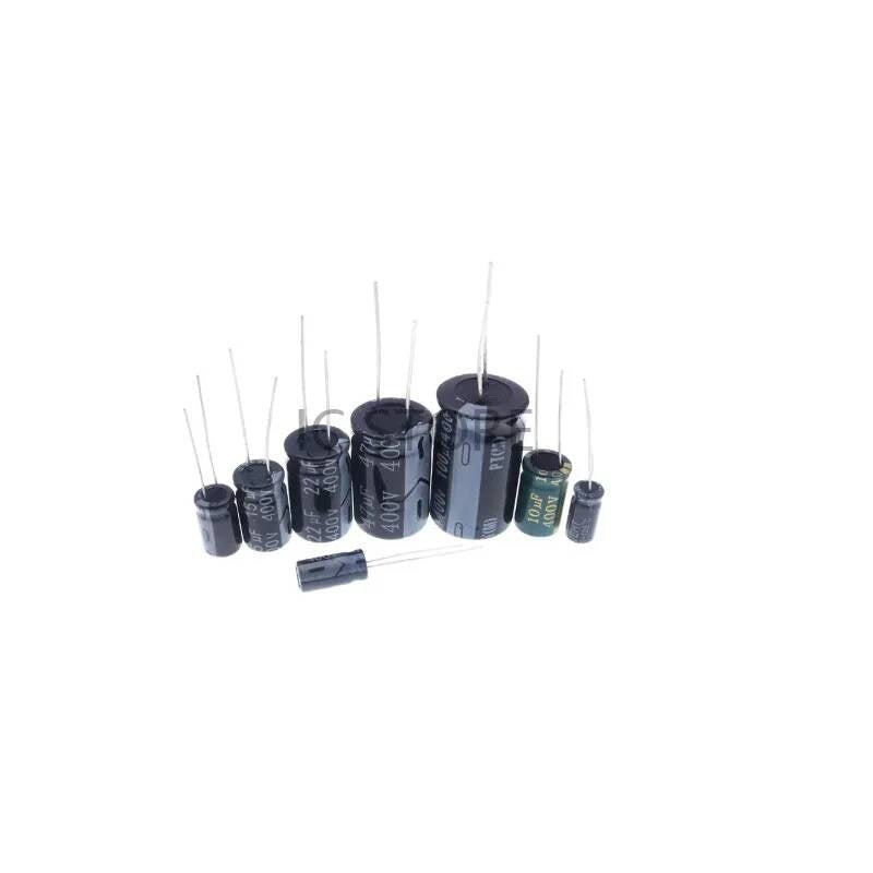 50pcs Aluminum electrolytic Capacitor 3.3uF 400V 8*12 Electrolytic 3.3uF400V 3.3 uF 400 V