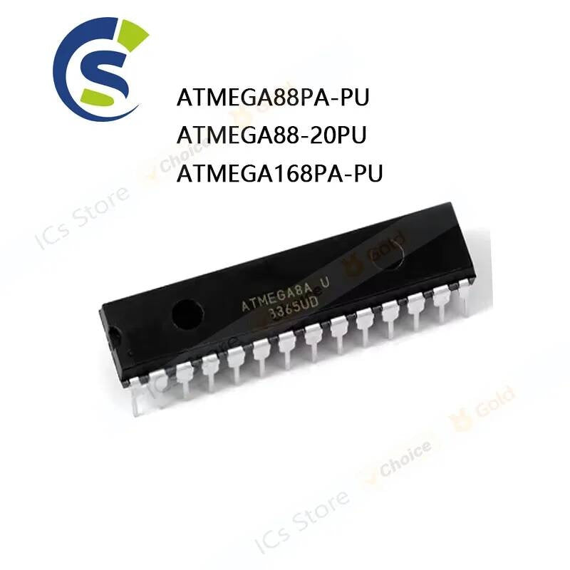 1PCS 100% New ATMEGA88 DIP-28 ATMEGA88PA-PU ATMEGA88-20PU ATMEGA168PA-PU